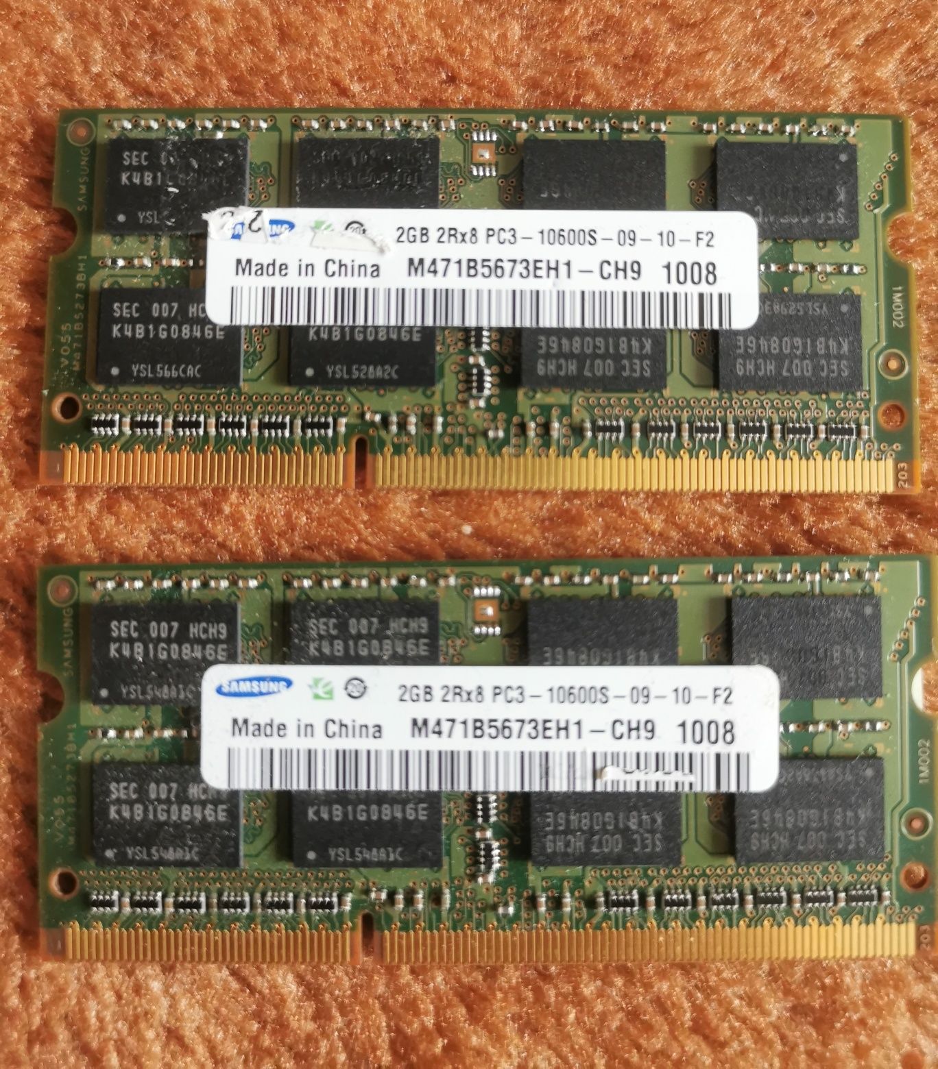 Ram 4gb (2x2gb) ddr3 sodimm do laptopa