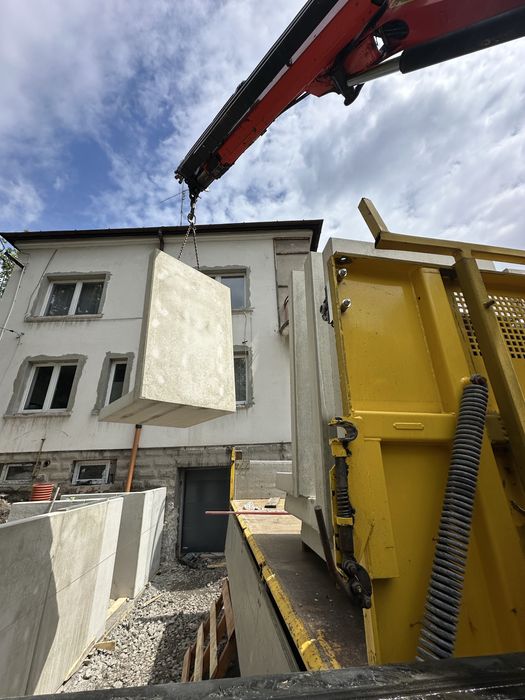 Transport wywrot HDS koparki uslugi