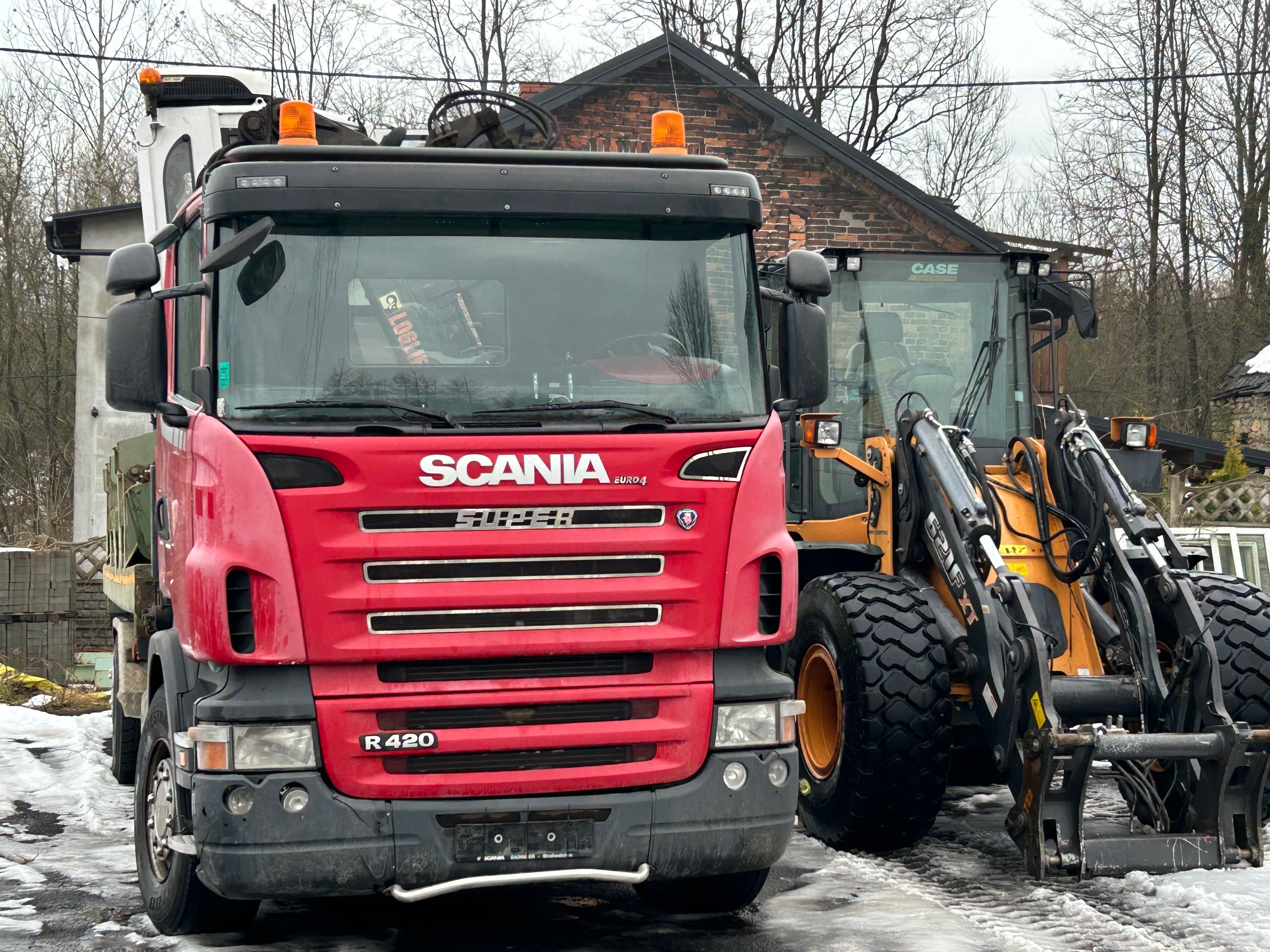 SCANIA - Korowarka mobilna do klody