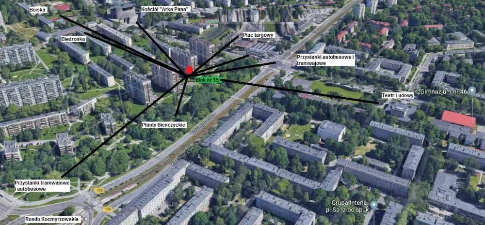 Do wynajęcia od zaraz dwa pokoje 1-osobowe, os. Przy Arce