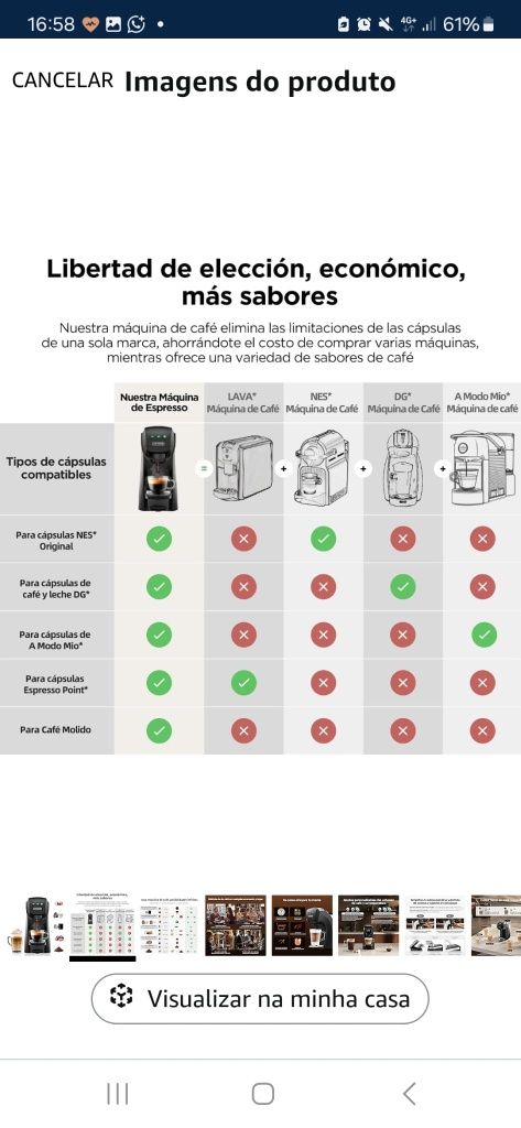 Máquina de café multicapsulas Capxsnobe