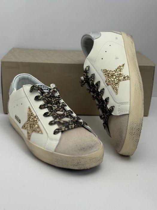 Кеди шкіряні golden goose голден гус жіночі купить gg