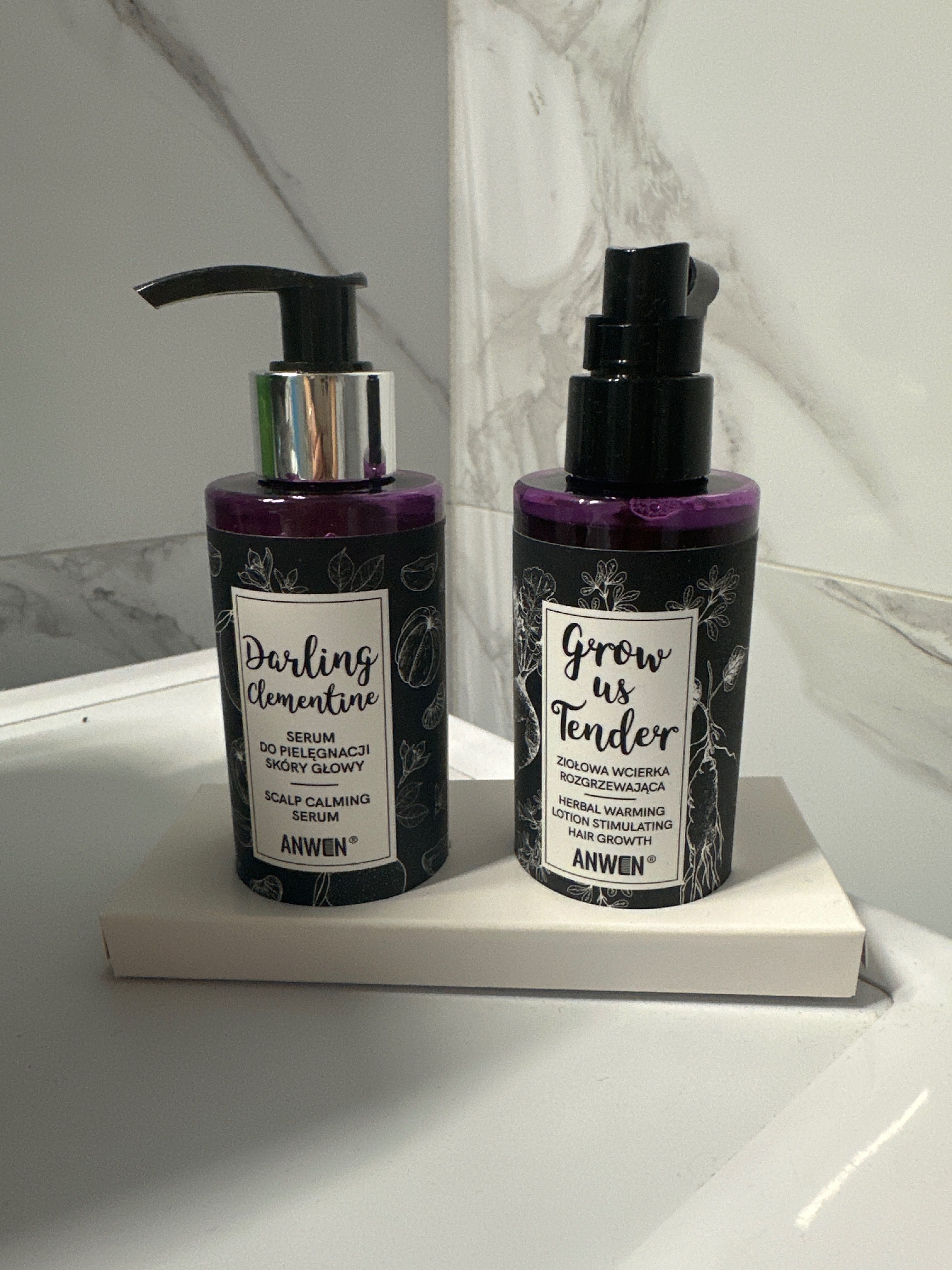 Anwen scalp care zestaw wcierka i serum do włosów