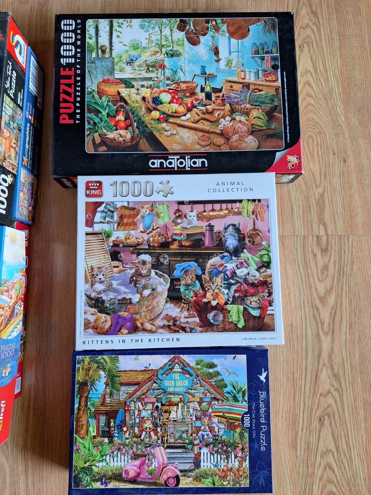 Puzzles 1000 peças