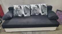 rozkladana sofa kanapa z zebra