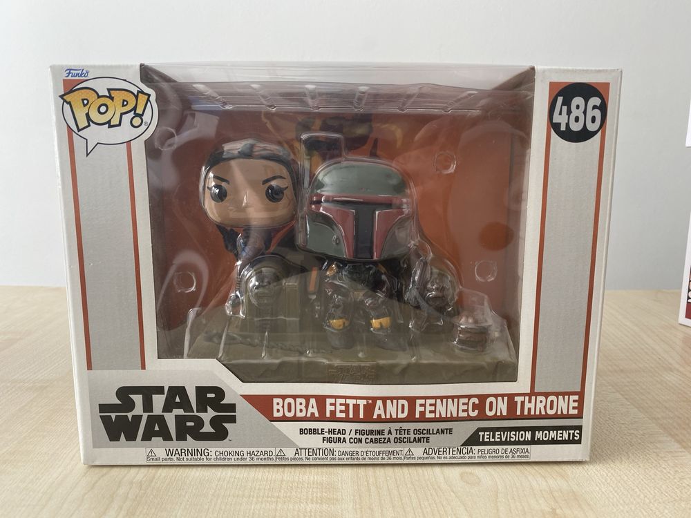 Figurka Funko Pop Star Wars Boba Fett and Fennec on Throne 486