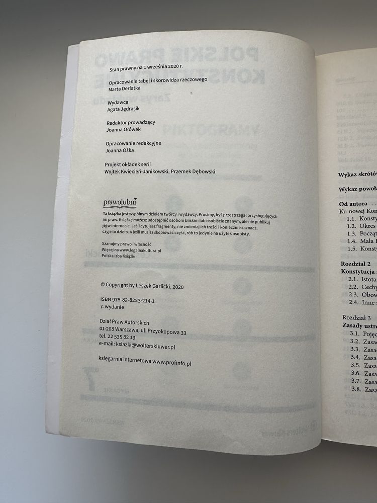 Polskie prawo konstytucyjne książka podręcznik Leszek Garlicki