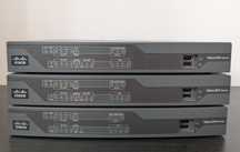 Zestaw Cisco 891/892 do CCNA | Routery + kable + zasilacze