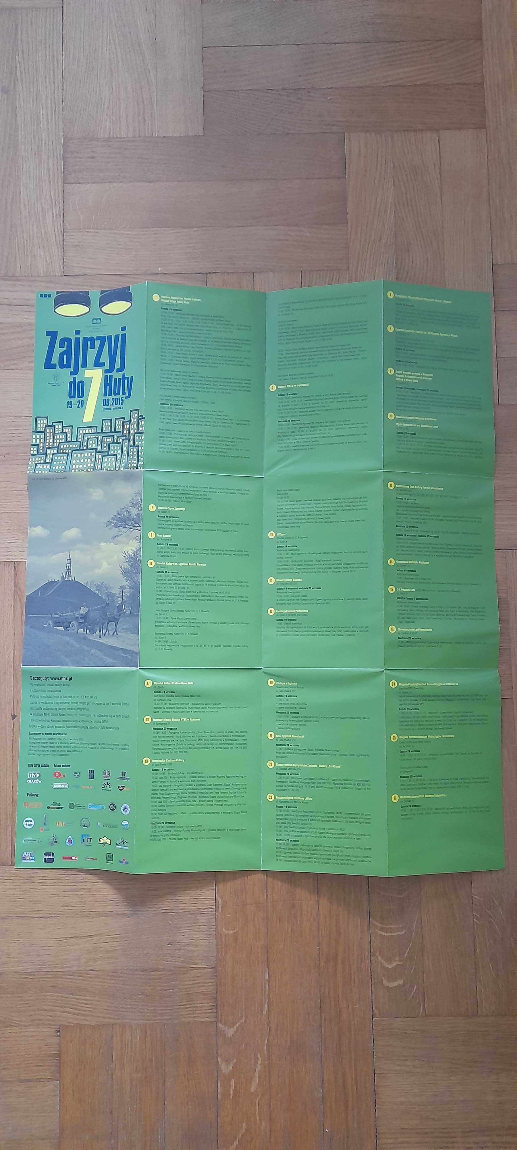 Zajrzyj do Huty - edycja 7. (19-20.09.2015 r.), folder/ mapa