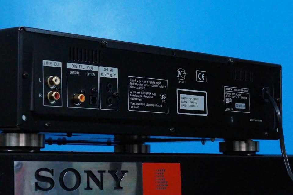 Odtwarzacz płyt cd SONY CDP-XB820 QS z pilotem JAK NOWY gwarancja