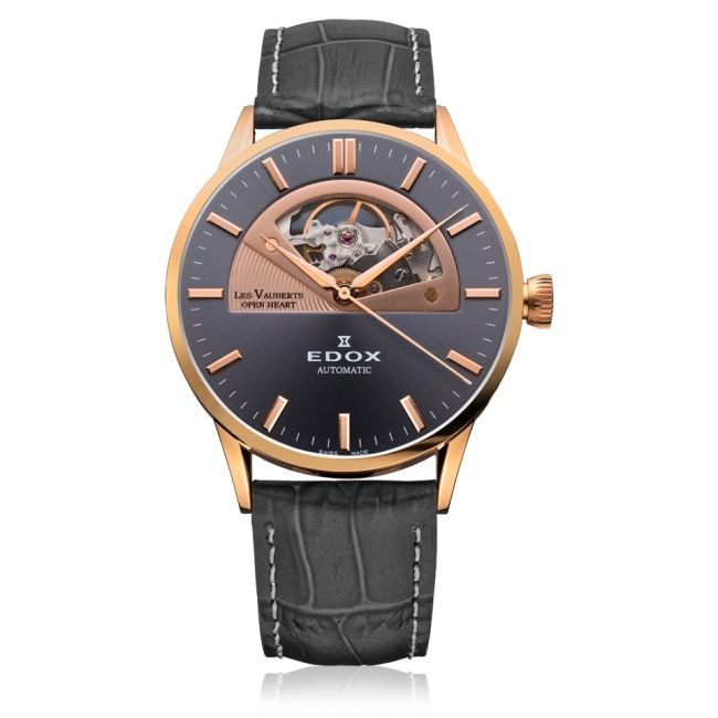Edox Les Vauberts Open Heart Automatic