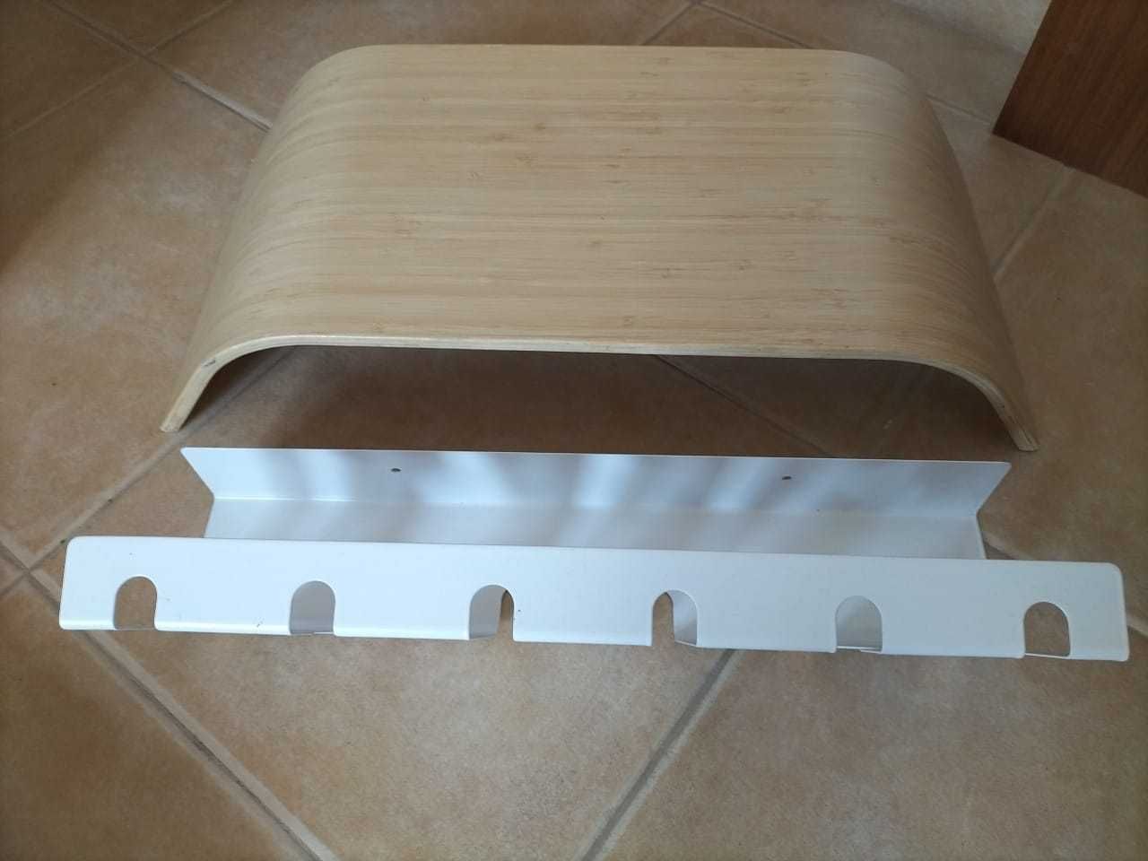 Suporte Monitor e Cabos IKEA
