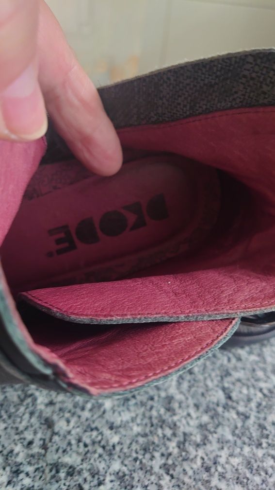 Botins em pele natural DKODE nonos