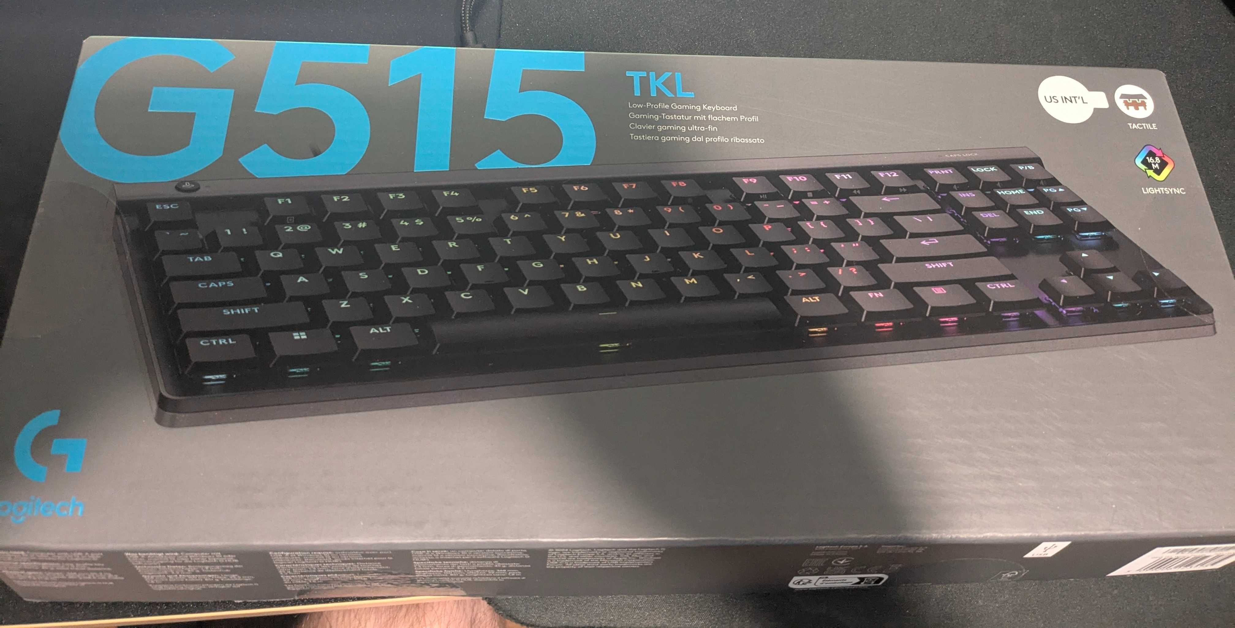 Klawiatura mechaniczna Logitech G515 Tkl Wired