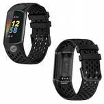 Pasek Puro SPORT PLUS Fitbit CHARGE 6 / 5 Czarny Braders