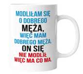 Kubek na prezent ŚMIESZNY dla MĘŻA ŻONY na urodziny