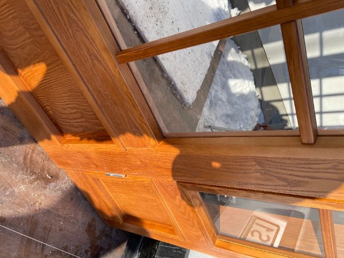 Drzwi drewniane jesion z doświetlami MONTAŻ CAŁA POLSKA   NA WYMIAR