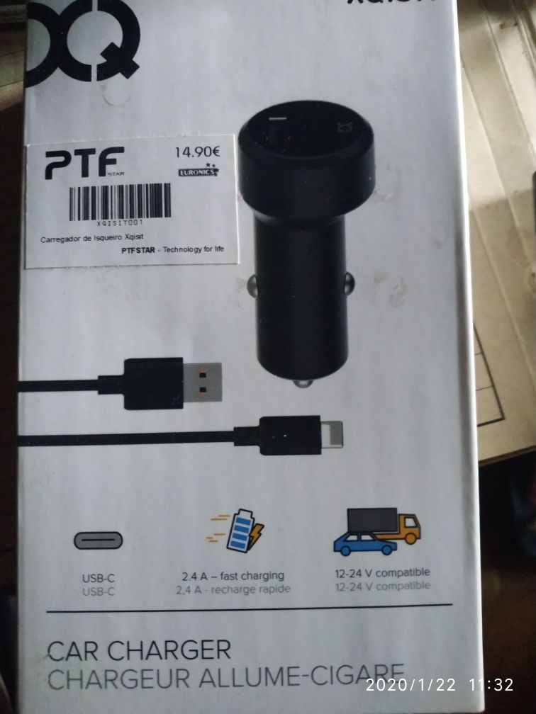 Cabo USB auto NOVO