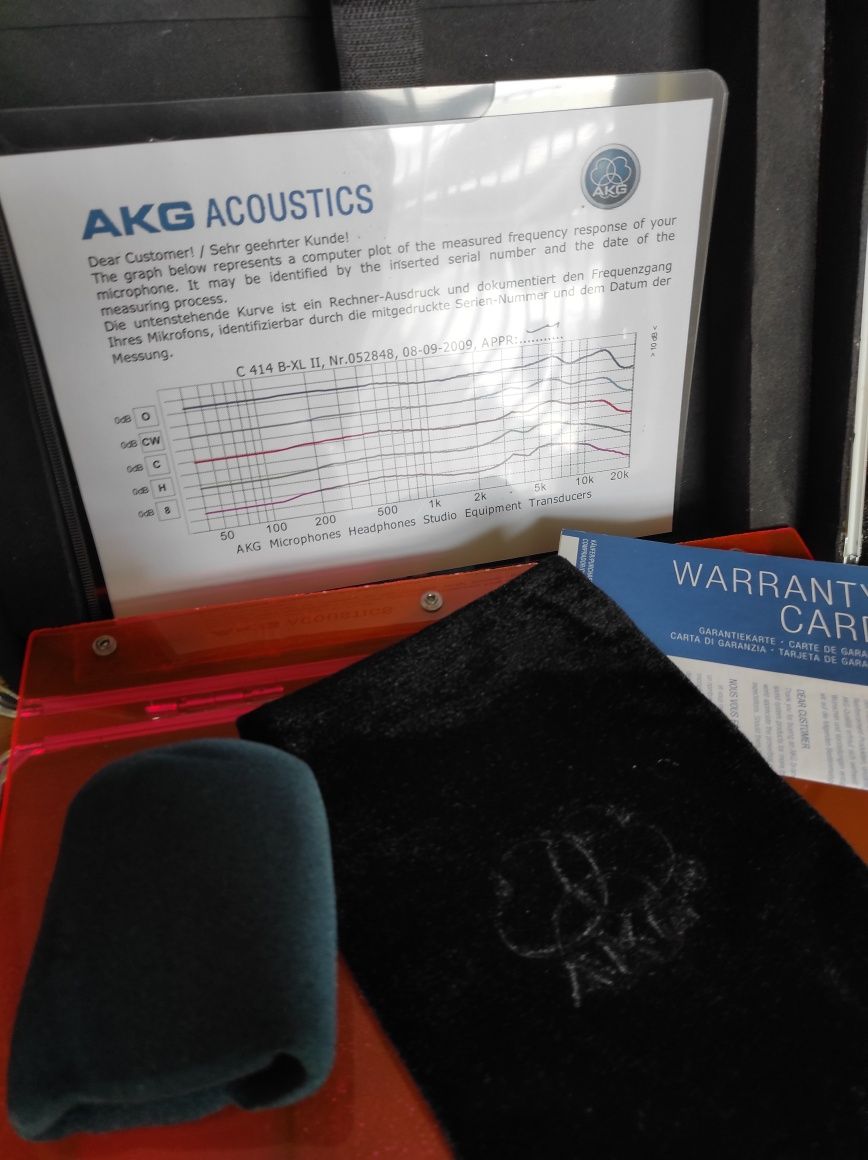 AKG C414 XL II, 2009 rok, jak nowy, W-wa