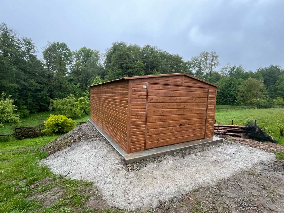 Garaż blaszany 4x6 Profil