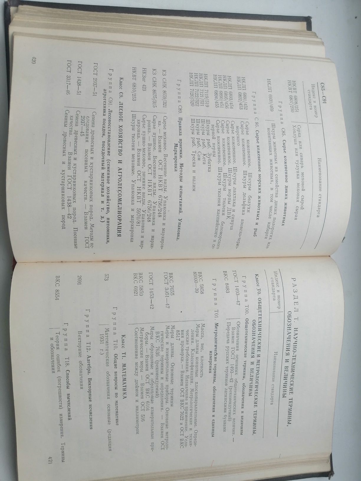 Книга " Указатель государственных стандартов 1955"