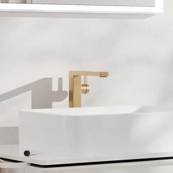 Hansgrohe Tecturis E Bateria umywalkowa wysoka brąz szczotkowany