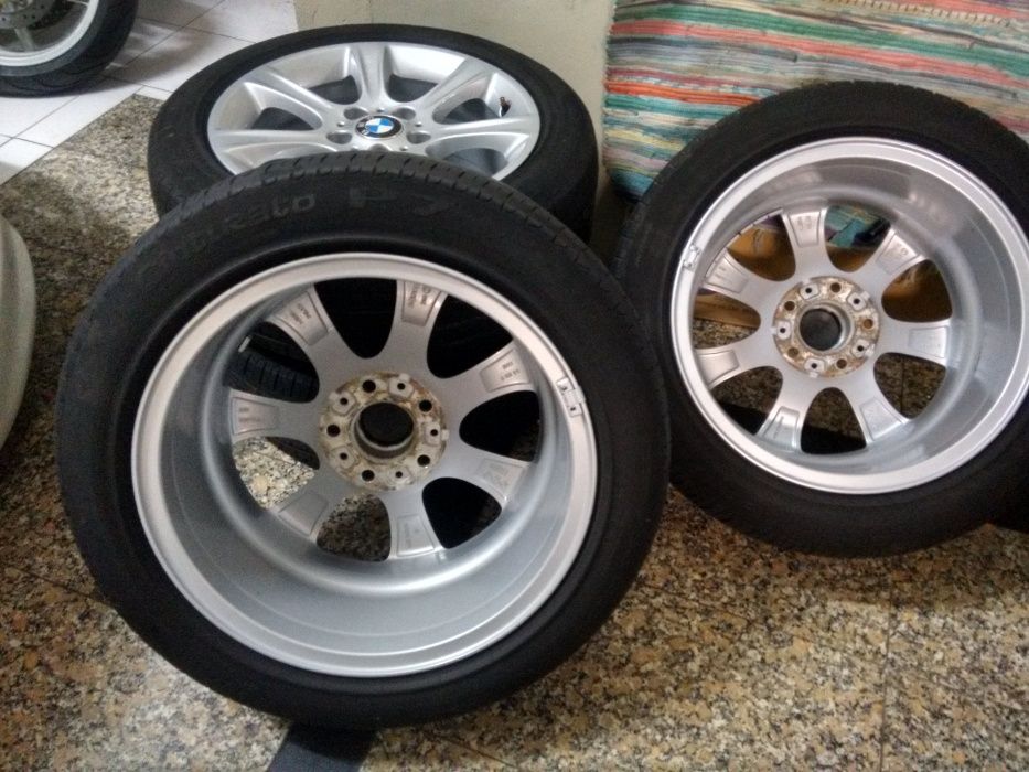Jantes e pneus 17 BMW ,Mercedes  AUDI e Lotus originais com  pneus pir