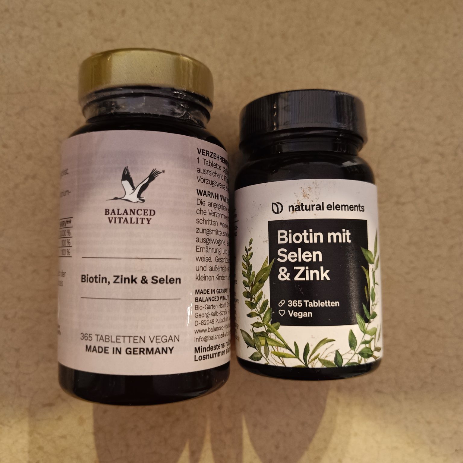 Biotyna+selen+cynk 365 tabletek