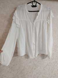 Блуза біла віскоза