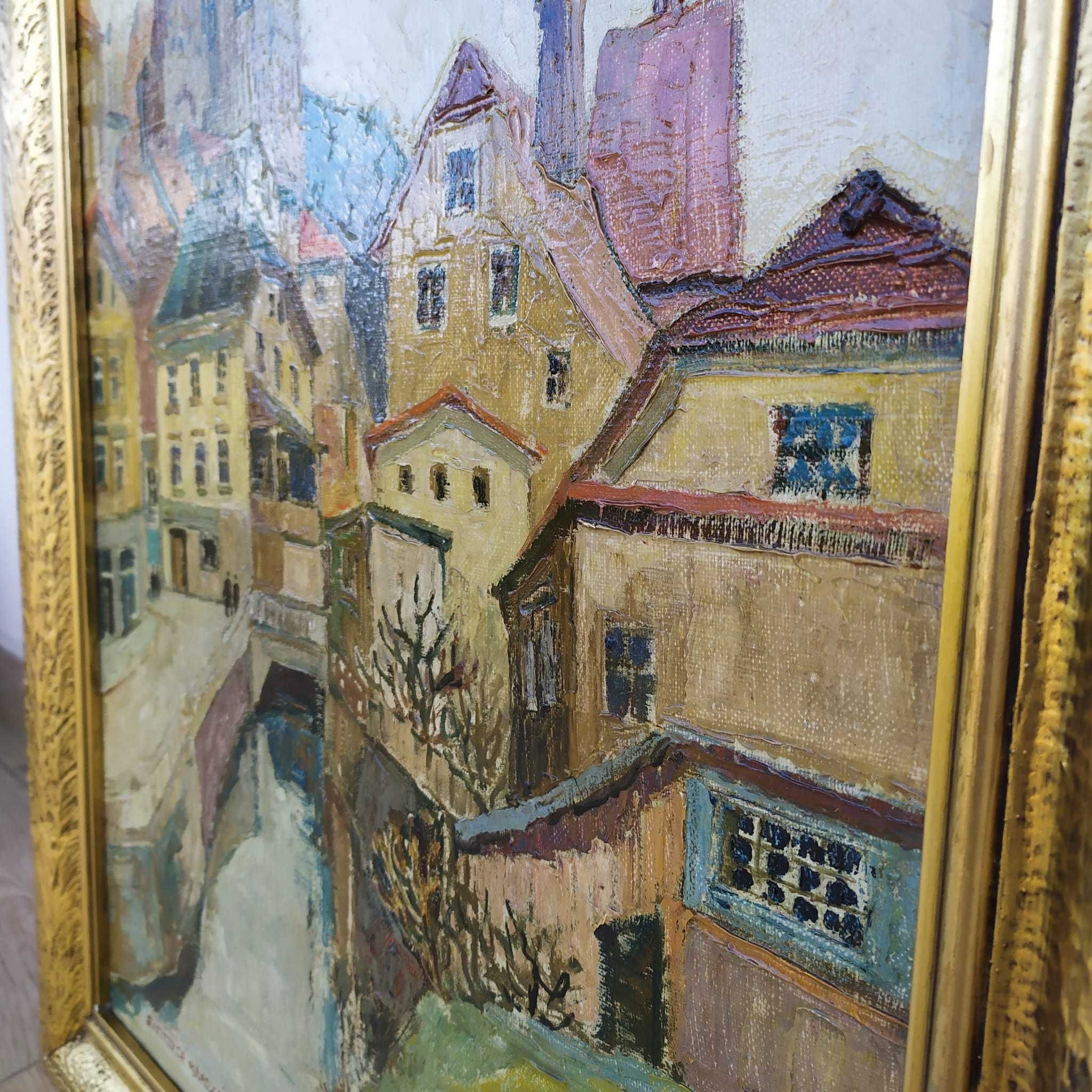 Obraz olejny Nowakowska-Acedańska 1962 r.