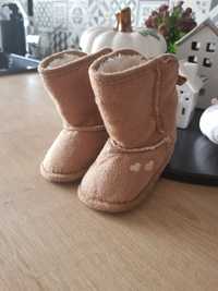 Buty buciki 6-9 miesięcy 10 cm ocieplane jak emu