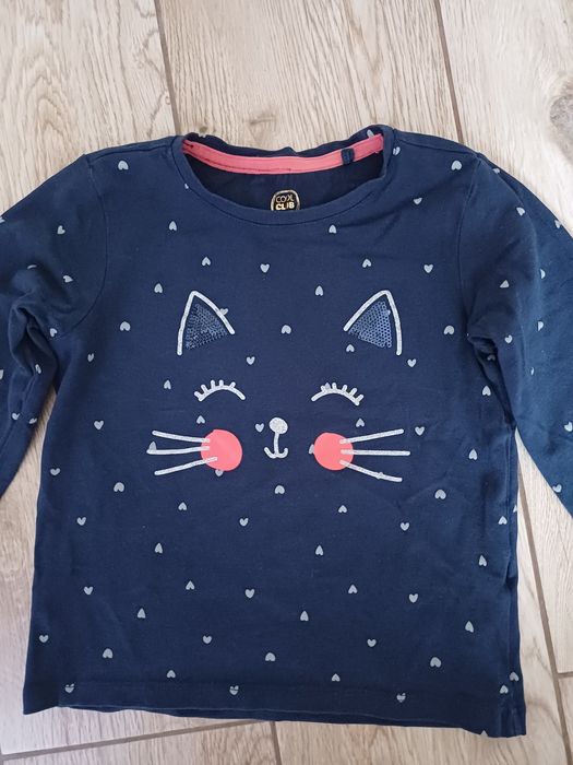Bluzka kot, kotek 110 Cool Club, bluzeczka