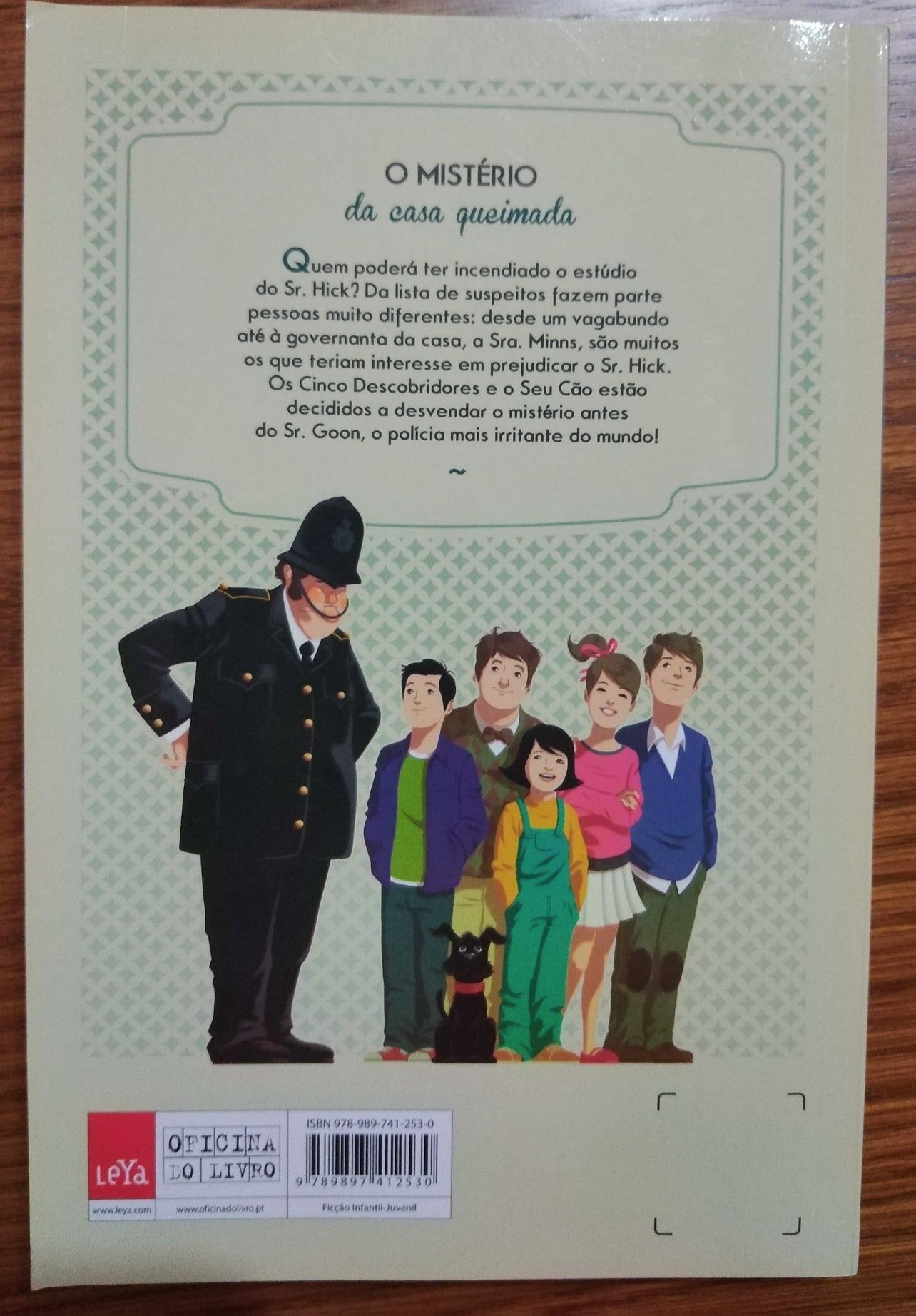 Livro "O mistério da casa queimada"