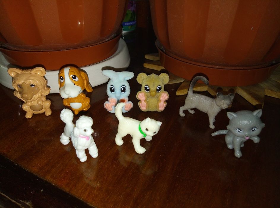 Киндер фигурки разные