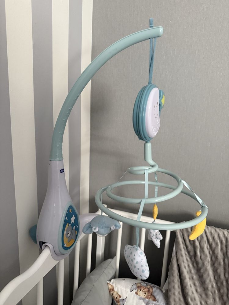 Мобіль на ліжечко 3в1 Chicco Next2Dreams Блакитний