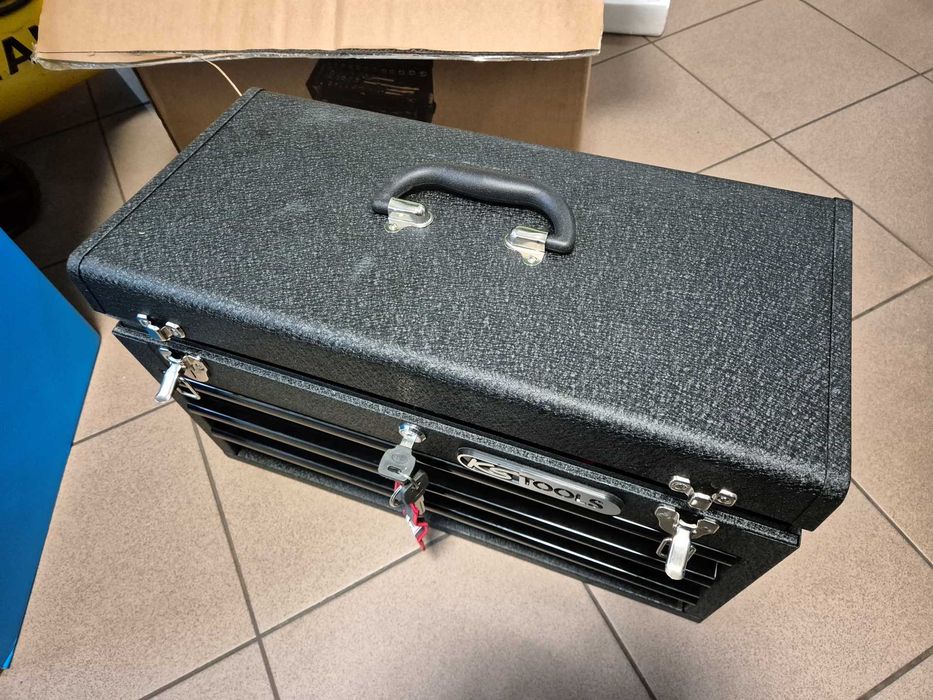 KS Tools 114 el. skrzynka narzędziowa z 3 szufladami