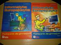 Informatyka Europejczyka - gimnazjum - komplet 2 podręczników + CD