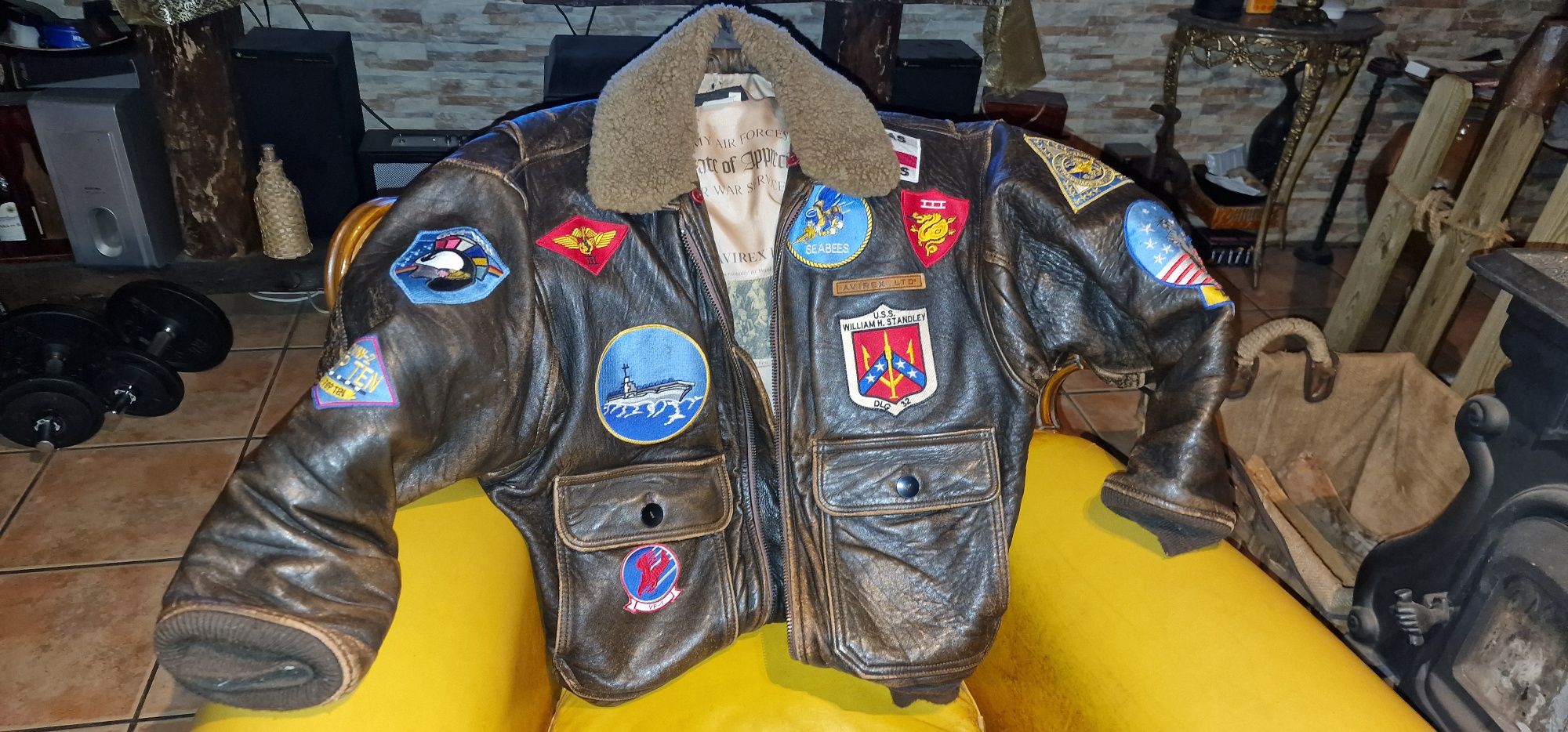 Maverick Leather Jacket Avirex ( Topgun  )