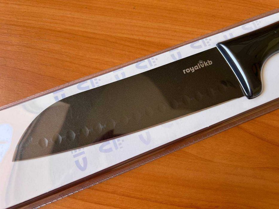Новый кухонный японский нож Сантоку RoyalVKB