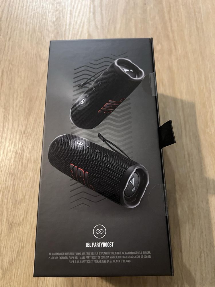 Glośnik JBL Flip 6 czarny party boost