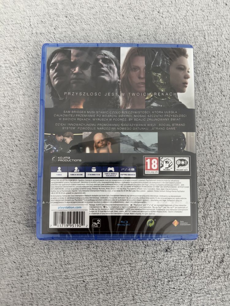 Death Stranding PS4 PS5 Gra Nowa Folia