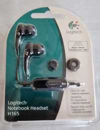 Logitech H165, słuchawki do laptopa, oryginalny blister, nieużywane.