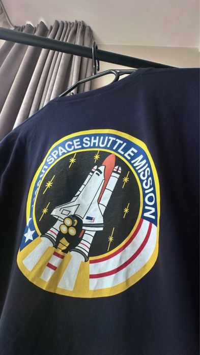 Темно синя футболка Alpha Industries