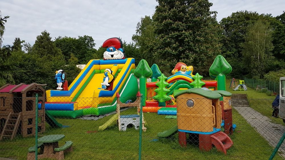 plac zabaw eurobungee dmuchańce byk rodeo zamek piana dmuchany zjeżdża