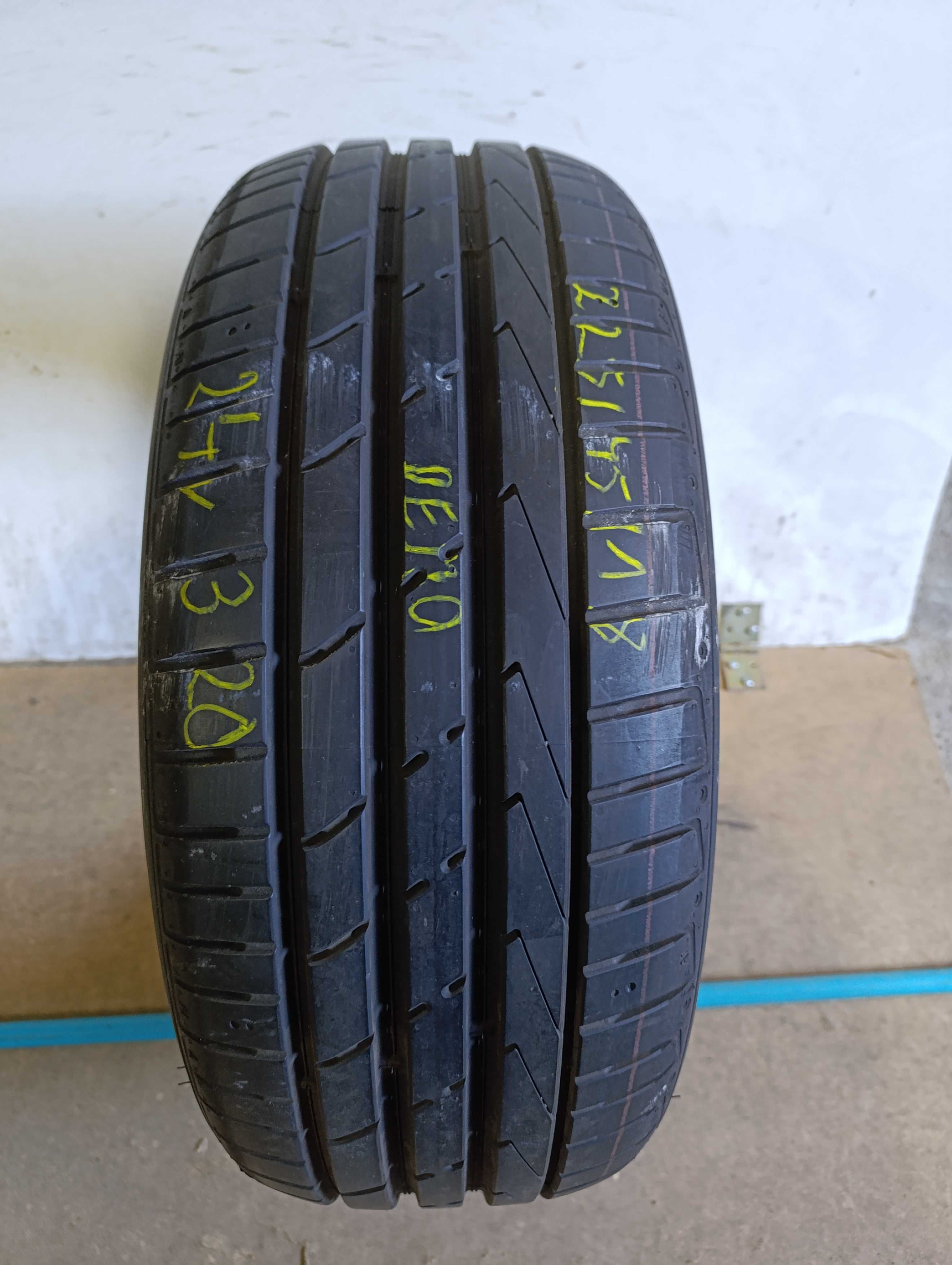 1x 225/45 R18 91W Hankook Ventus S1 evo2 2024r 7,7mm DEMO