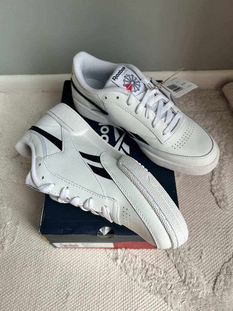 Buty reebok unisex damskie meskie 42 białe klasyczne do tenisa