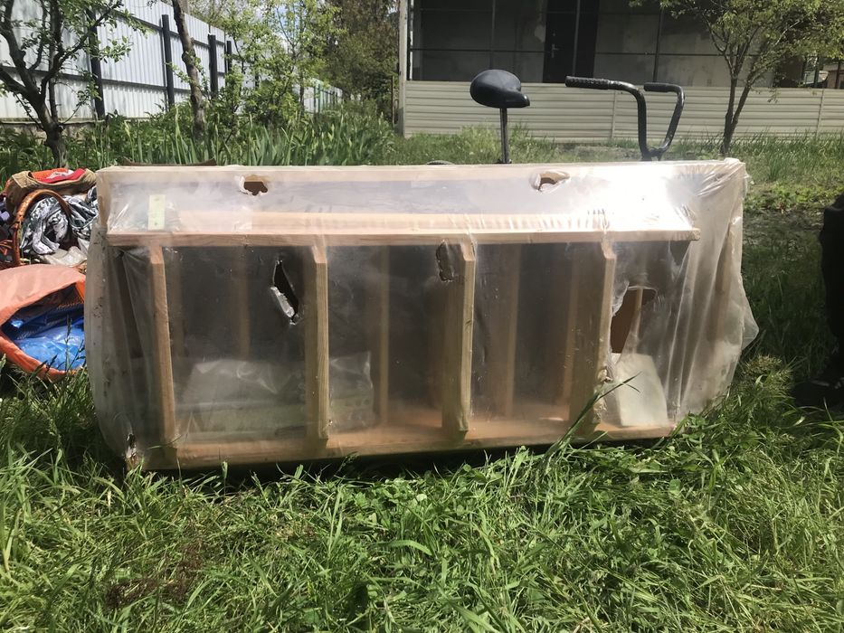 Складна трьох секційна драбина,для горища