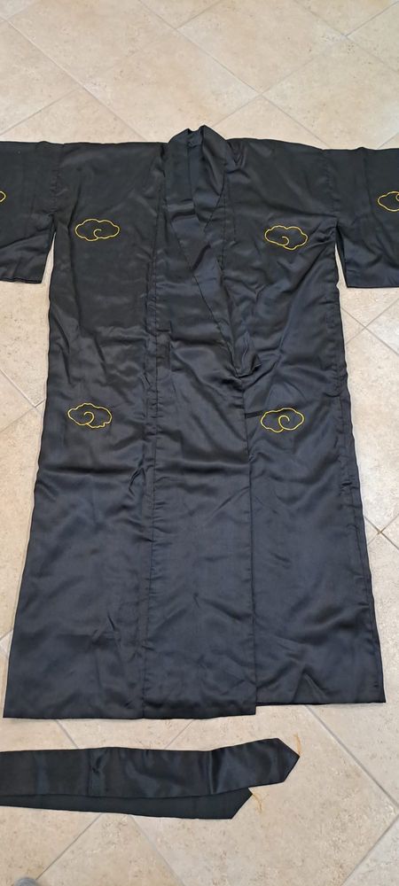 Qimono oriental em seda vintage