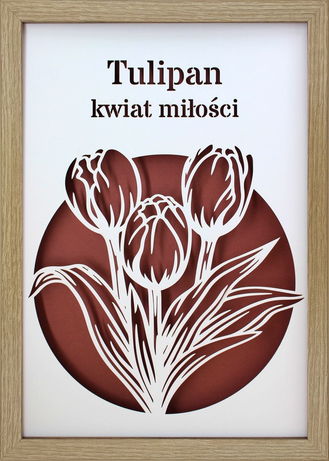 Ramka 3D Shadow Box Tulipan