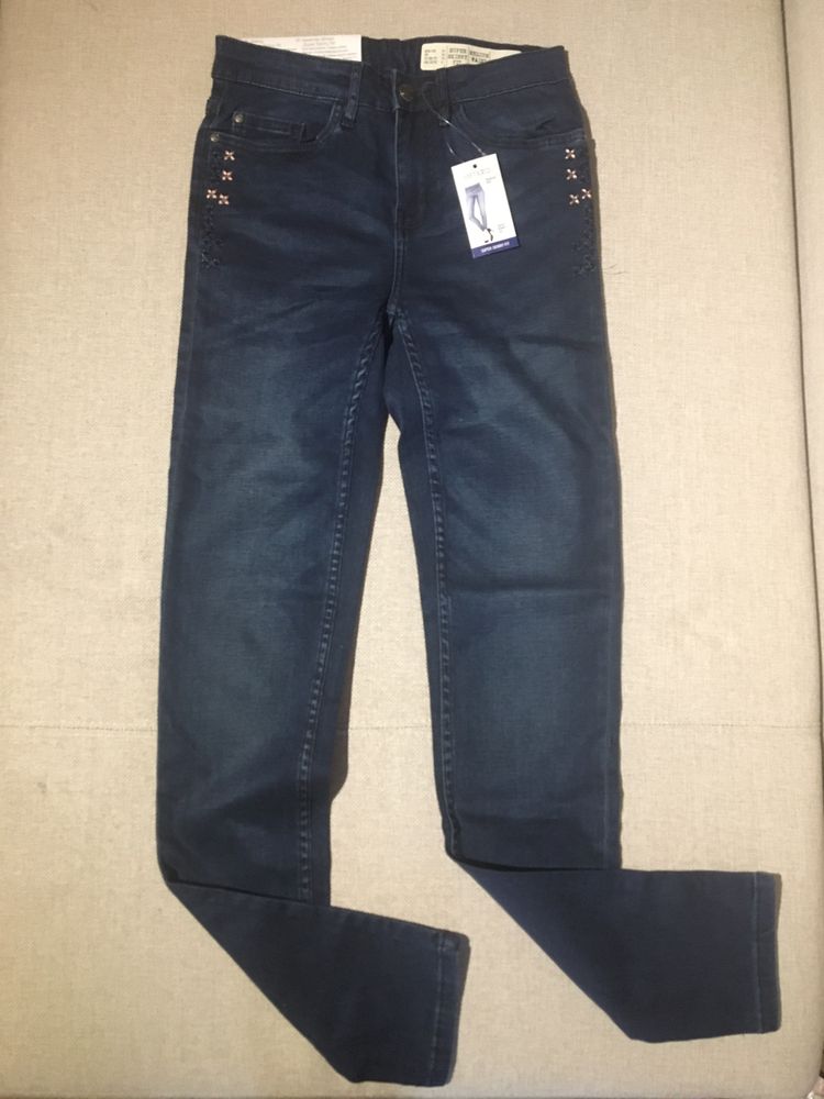 Jeansy Super Skinny Fit 34 NOWE esmara spodnie medium waist